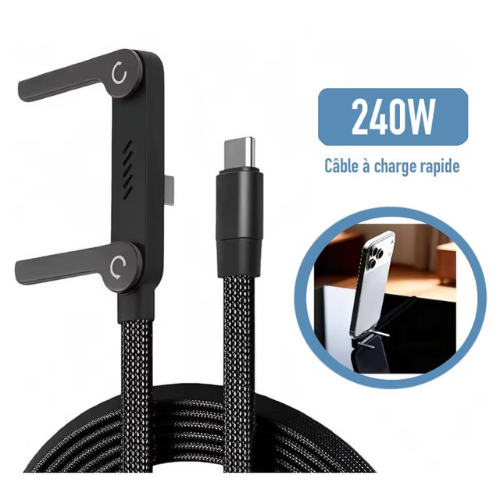 Fast Charging Cable with STAND